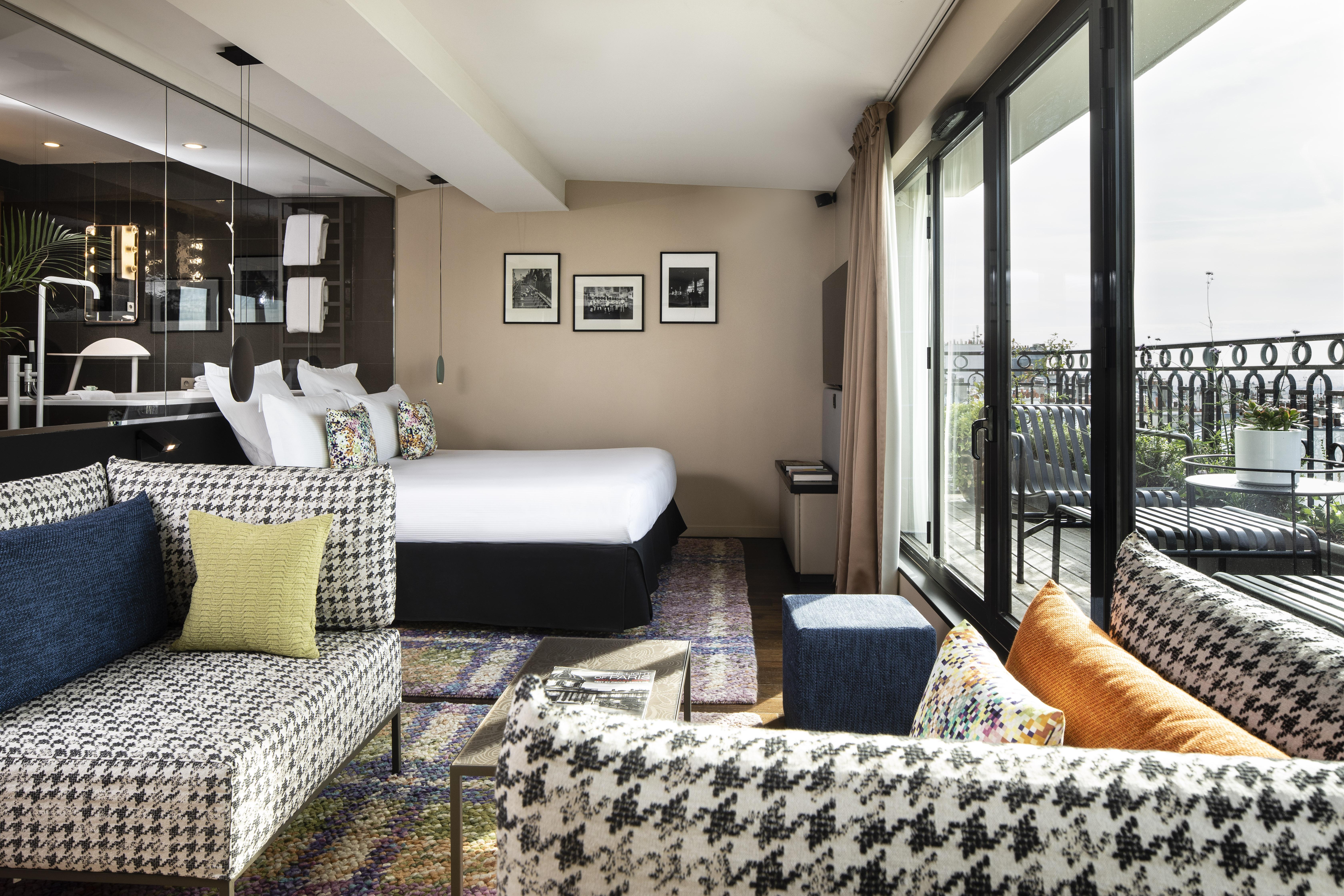 Terrass" Hotel Parigi Esterno foto