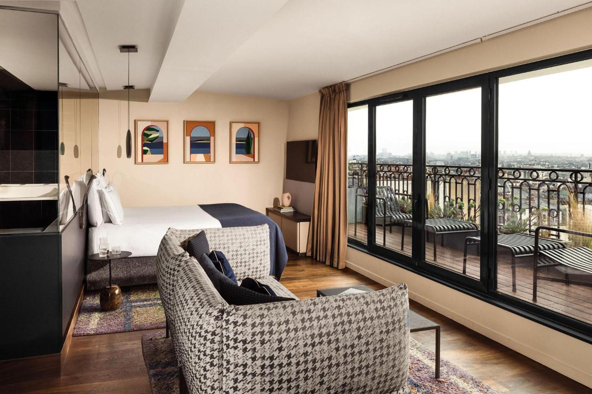 Terrass" Hotel Parigi Esterno foto